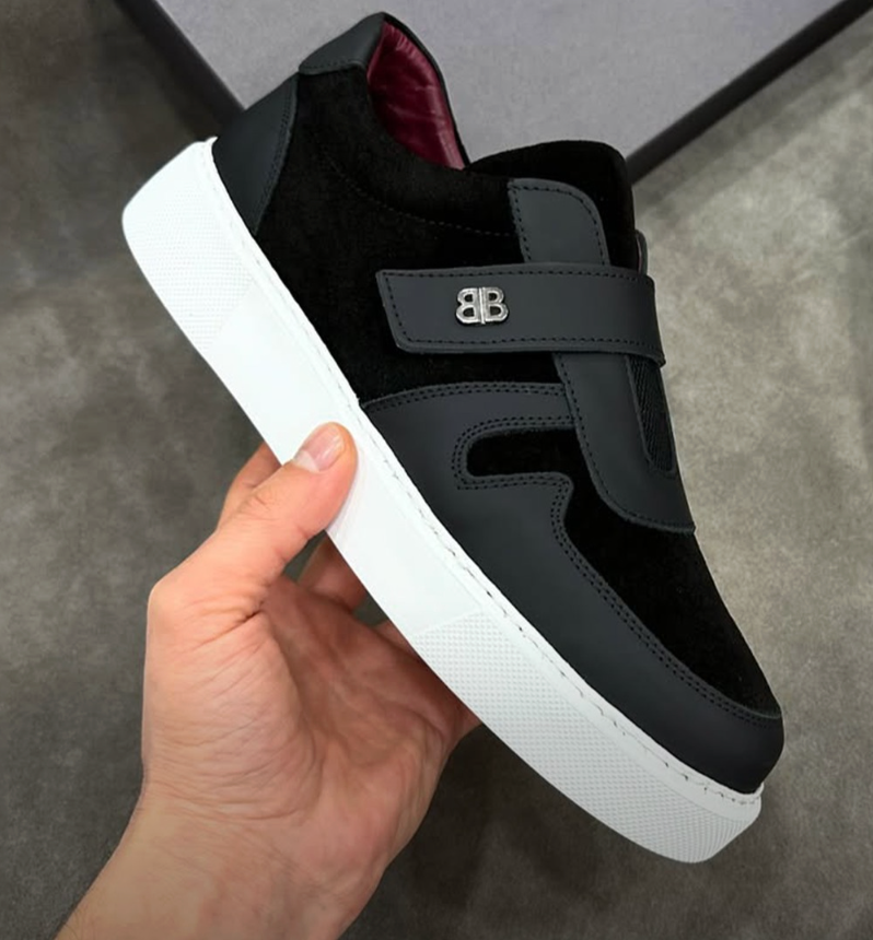 Baskets Scratch Velcro - coloris noir